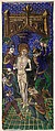 Triptych Panel with the Flagellation of Christ, Painted enamel, copper, French