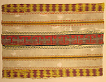 Liturgical Towel, Linen, silk & metal thread, Italian