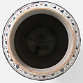Pharmacy Jar, Tin-glazed earthenware, Italian