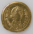 Tremissis of Mauricius Tiberius, Gold, Byzantine