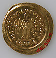 Tremissis of Mauricius Tiberius, Gold, Byzantine