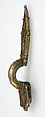 Bow Brooch, Silver with gold-sheet overlay and garnets, East Germanic
