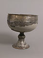 Chalice, Silver, parcel gilt, Syrian