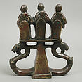 Chariot Mount with Three Figures, Copper Alloy, Late Roman or Byzantine