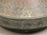 Funnel-Shaped Mount, Champlevé enamel, bronze, Roman