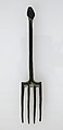 Fork, Copper alloy, Roman