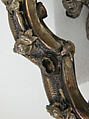 Pendant, Silver, partial gilt, garnets or red glass, German