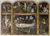 Triptych with the Entombment, After Nardon Pénicaud (French, 1470–1542/43), Painted enamel, copper, French