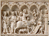 Diptych with Scenes from the Passion of Jesus, Elephant ivory with metal mounts, French