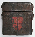 Book Box, Cuir bouilli (tooled leather), polychromy, Italian