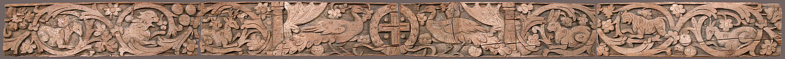 Relief Frieze, Pinewood with traces of polychromy, Coptic