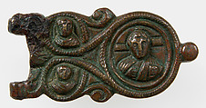Belt Plate of Buckle, Bronze, Langobardic