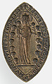 Seal Matrix and Impression, Bronze, French