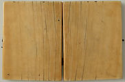 Diptych with Death and Coronation of the Virgin, Elephant ivory with metal mounts, French