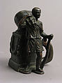 Bollard with a Fisherman, Bronze, Late Roman or Byzantine