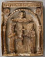 Icon with Christ Pantepotes and the Chorus of Saints, Steatite, Byzantine