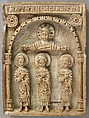 Icon with Christ Pantepotes and the Chorus of Saints, Steatite, Byzantine