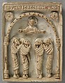 Icon with Christ Pantepotes and the Chorus of Saints, Steatite, Byzantine