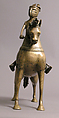 Aquamanile in the Form of a Mounted Knight, Copper alloy, German