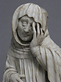 Mourner, Pere Oller (Catalan, active 1395 until at least 1444), Alabaster, Catalan