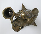 Candlestick, Jehan Aert van Tricht (Netherlandish, active Maastricht 1492–1501), Brass, South Netherlandish