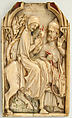 Fragment of a Panel with the Flight into Egypt, Elephant ivory with polychromy, French