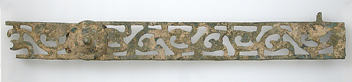 Railing Fragment, Copper alloy, Byzantine