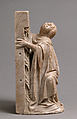 Mary Magdalene at the Foot of the Cross, Follower of the Master of Rimini, Alabaster, South Netherlandish