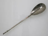 Spoon, Silver, niello, Byzantine