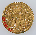Gold Solidus of Emperor Valentinian I (r. 364–75), Gold, Byzantine
