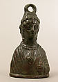 Weight in the Shape of a Byzantine Empress, Copper alloy, Byzantine
