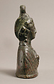 Weight in the Shape of a Byzantine Empress, Copper alloy, Byzantine