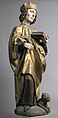 Saint Luke, Pine, polychromy and gilding, German