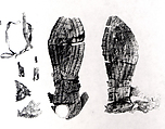 Fragments of a Pair of Sandals, Leather, Coptic