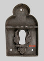 Escutcheon Plate, Iron, European