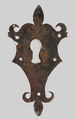 Escutcheon plate, Iron, German