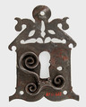 Escutcheon plate, Iron, German