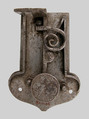 Rim of lock, Iron, German