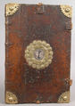 Antiphonary, Tempera, ink and gold on paper; leather binding, Spanish