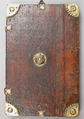 Antiphonary, Tempera, ink and gold on paper; leather binding, Spanish