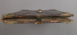Antiphonary, Tempera, ink and gold on paper; leather binding, Spanish