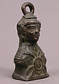Steelyard weight in the form of Athena, Copper alloy, Byzantine