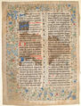 Manuscript Leaf from a Missal, Tempera, ink, and gold on parchment, French