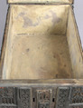 Coffer, Iron, wood and leather core, French