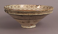 Bowl, Tin-glazed earthenware, Spanish