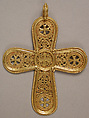 Gold Cross Pendant, Gold, Byzantine