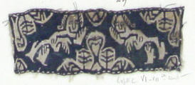 Textile Fragment, Linen, wool, Coptic