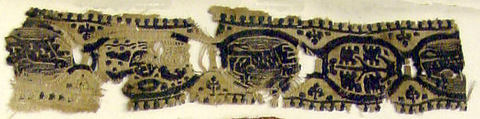 Textile Fragment, Linen, wool, Coptic