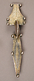 Bow Brooch, Silver with gilding and niello, Germanic