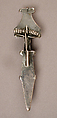 Bow Brooch, Silver with gilding and niello, Germanic